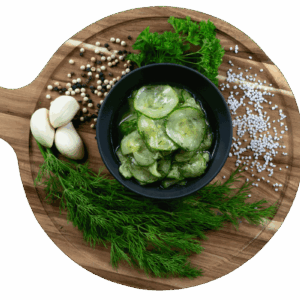 Garten Gurkensalat