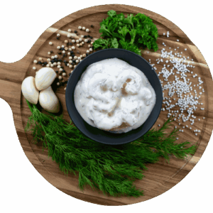 Garnelen in Knoblauchcreme