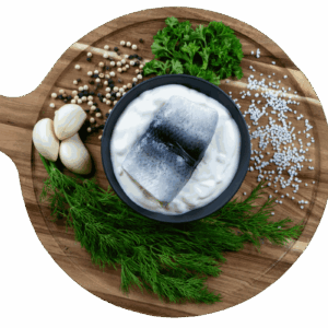 Bismarckhering in Sauce